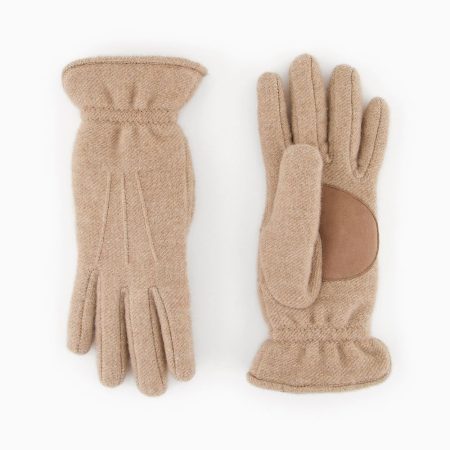 Damen Hüte Und Handschuhe White Handschuhe Aus Kaschmir Von Giorgio Armani Neve